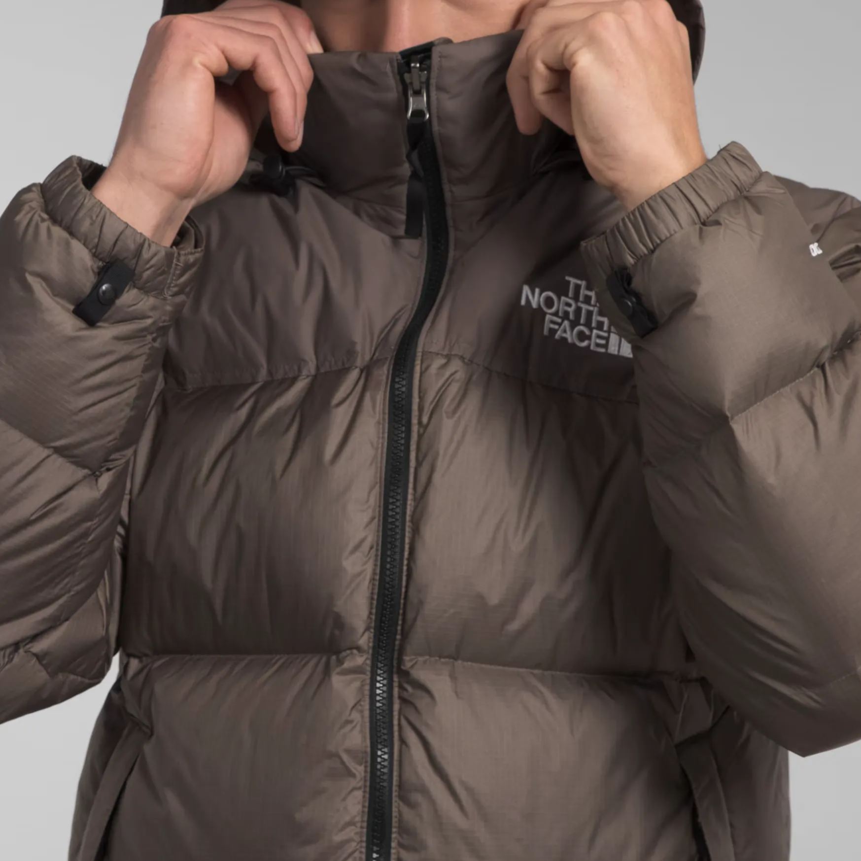 Men’s Retro Nuptse Jacket-Falcon Brown