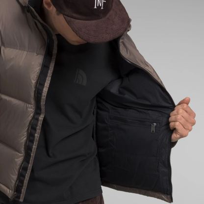 Men’s Retro Nuptse Jacket-Falcon Brown