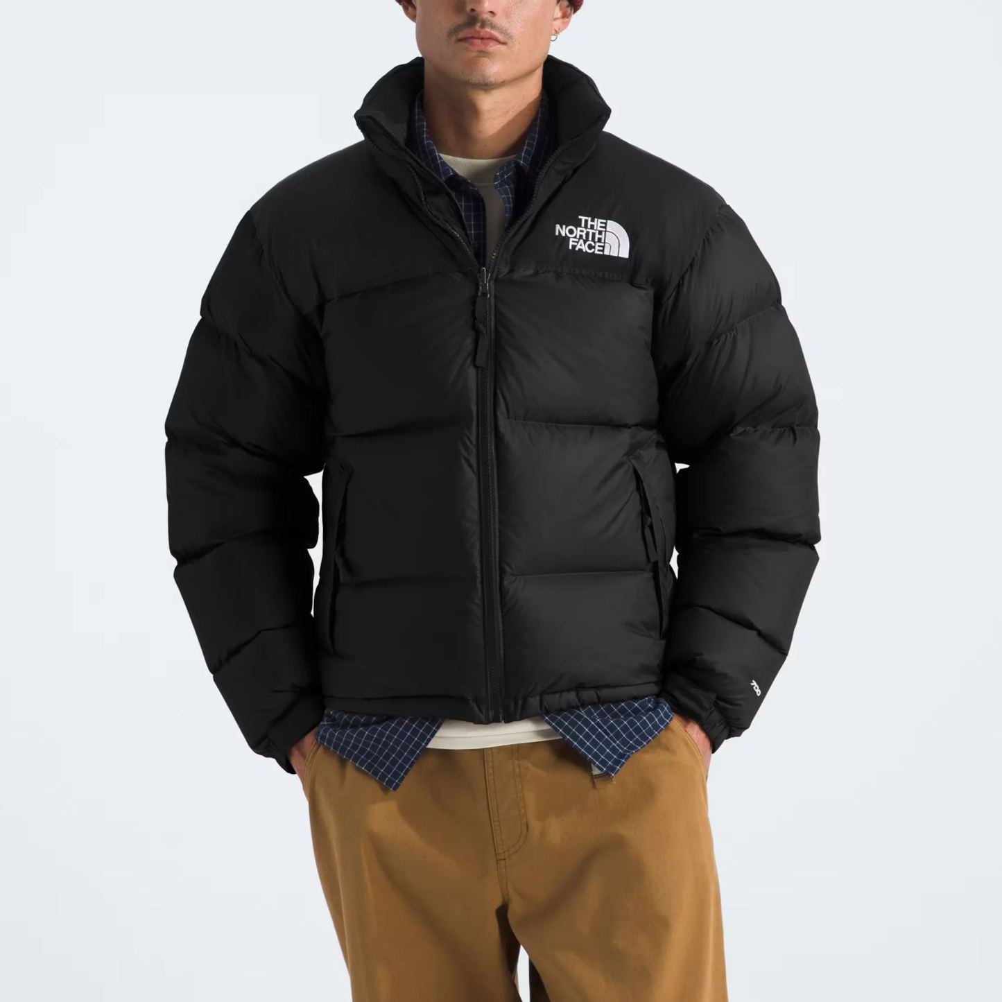 Men Retro Nuptse Jacket-TNF Black