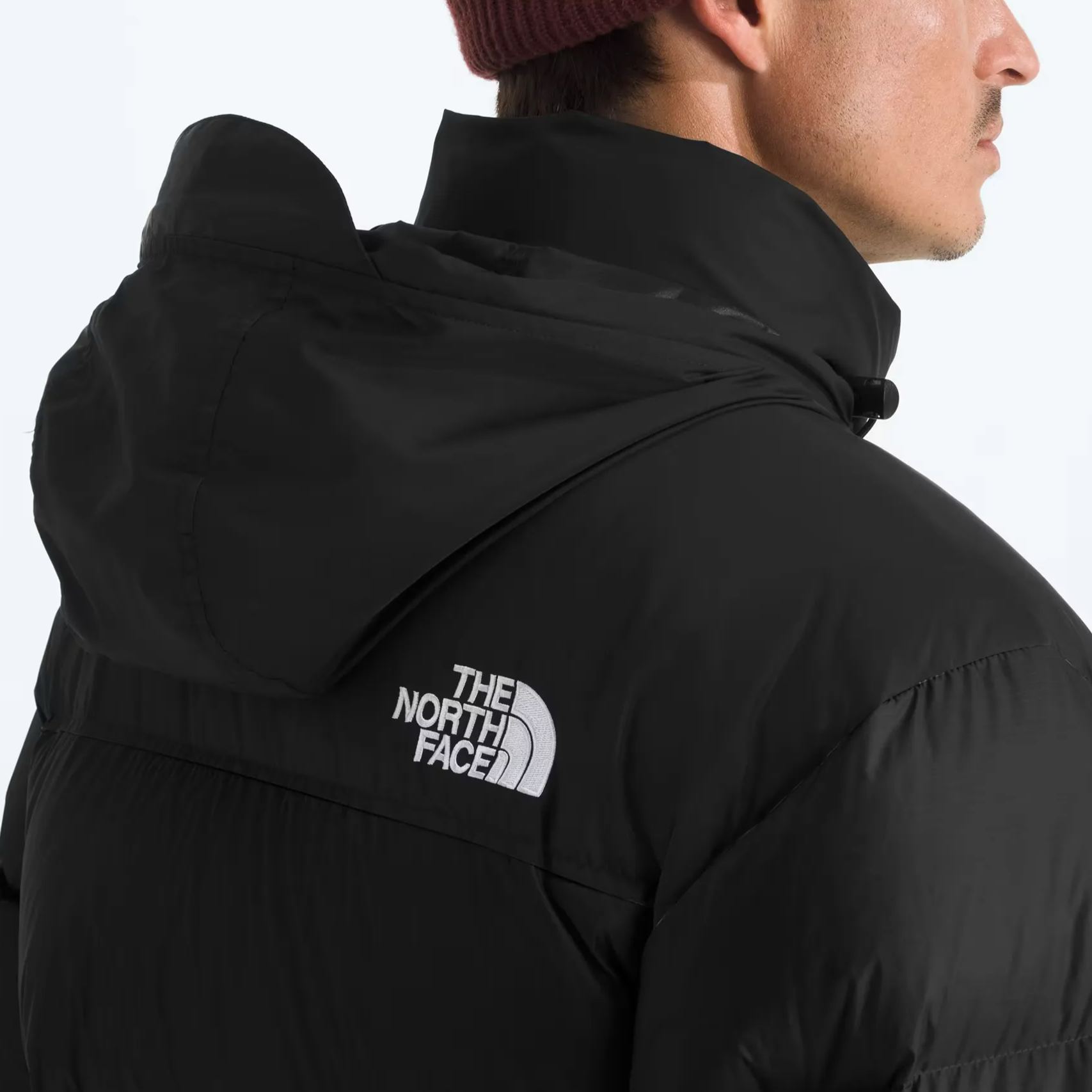 Men Retro Nuptse Jacket-TNF Black