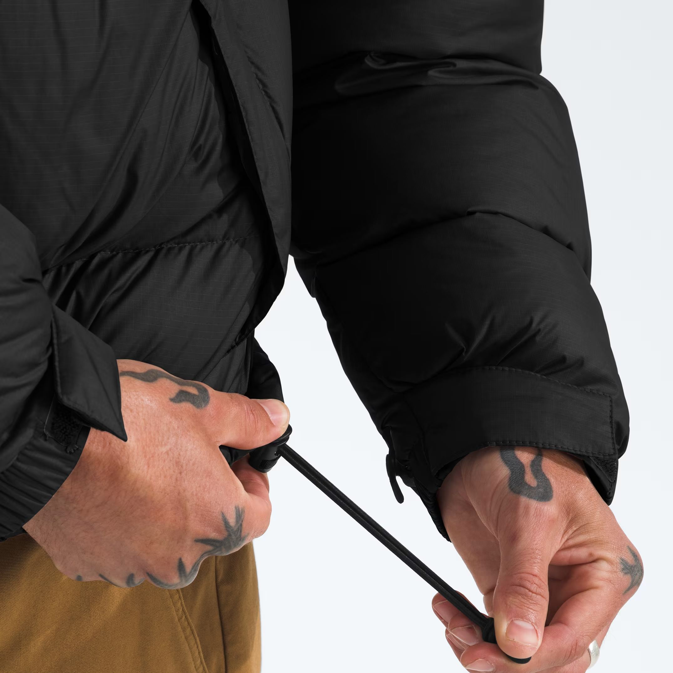 Men Retro Nuptse Jacket-TNF Black