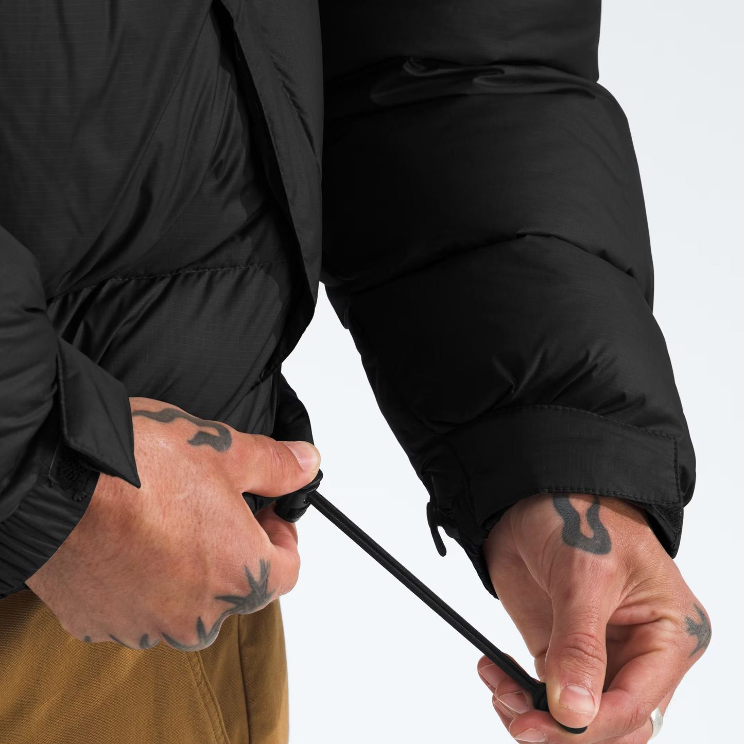 Men Retro Nuptse Jacket-TNF Black