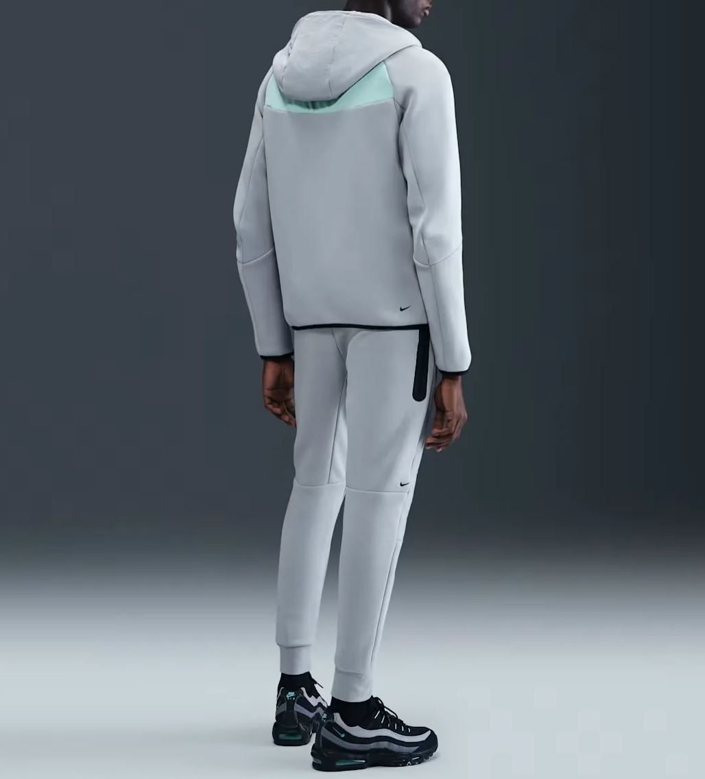 Men Fleece Full-Zip Jacket + Joggers Set