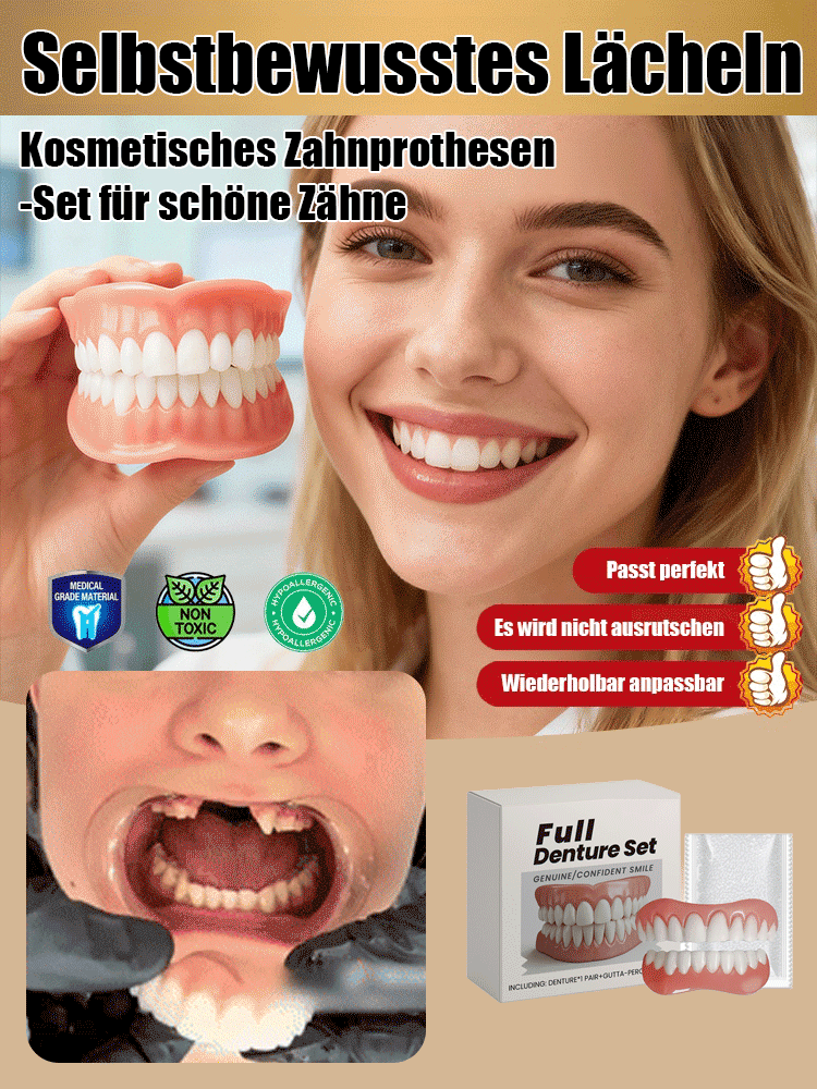 【FDA-Zertifizierung】Zahnersatz-Reparaturset