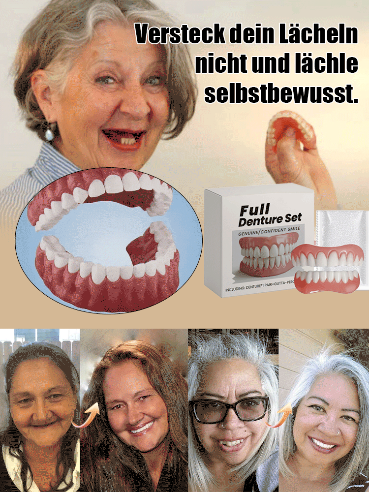 【FDA-Zertifizierung】Zahnersatz-Reparaturset