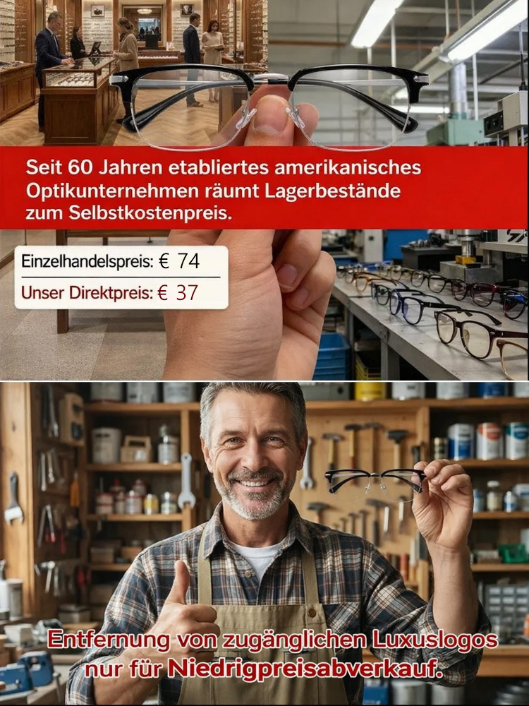 Intelligente Autofokus Blaulichtblockierende Lesebrille