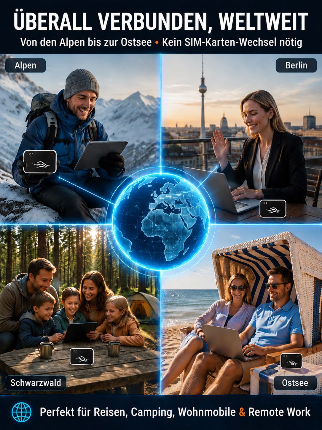Highspeed WiFi6 Reiserouter (500 MB/s) –  Einmal zahlen, lebenslang kostenlos surfen (Limitierte Sonderaktion)