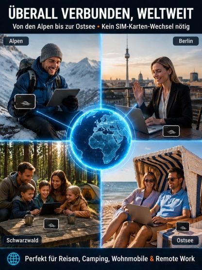 Highspeed WiFi6 Reiserouter (500 MB/s) –  Einmal zahlen, lebenslang kostenlos surfen (Limitierte Sonderaktion)