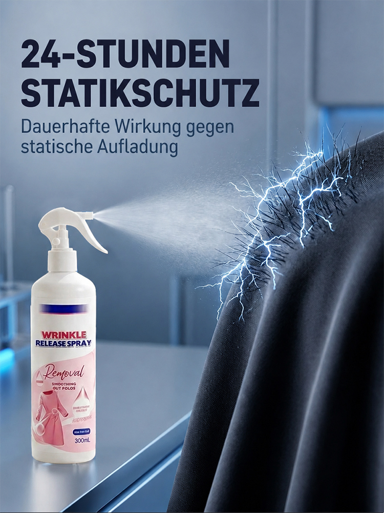 Wissenschaftlich Bewiesenes Faltenfrei-Spray (EU ECHA Zertifiziert) – 5 Minuten Wirkzeit + Streng Limitiertes 50% Rabatt-Angebot!
