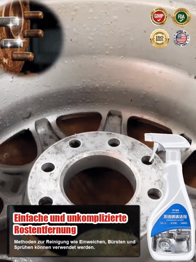 88% der Kunden wählen das Sparpaket (2 Stück)! 🏆[Rostentfernung mit einem einzigen Sprühstoß] Leistungsstarker Metallrostentferner💪Stark gegen Rost & Schmutz✨Glanz wie neu in Sekunden!