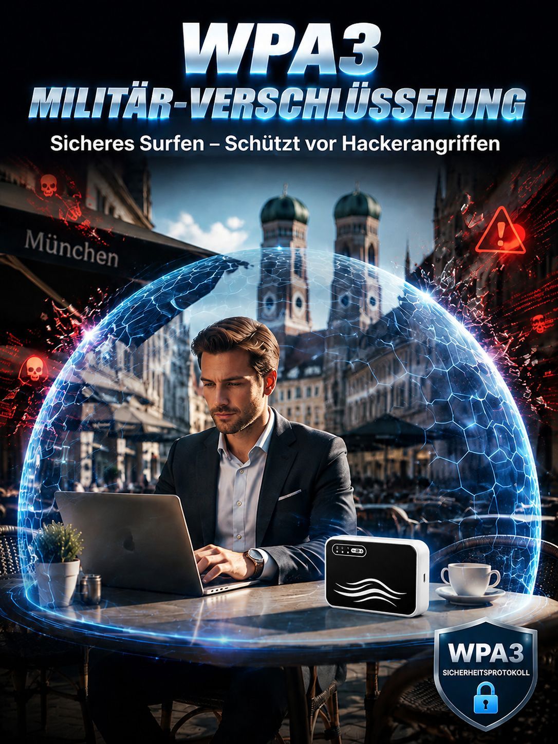 Highspeed WiFi6 Reiserouter (500 MB/s) –  Einmal zahlen, lebenslang kostenlos surfen (Limitierte Sonderaktion)