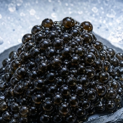 Premium Sibirischer Stör Kaviar (>3,0mm Riesen-Kaviareier) – 12 Jahre Reifung, 3,5% Malossol Low-Sodium – Exklusiver Gourmet-Sonderverkauf