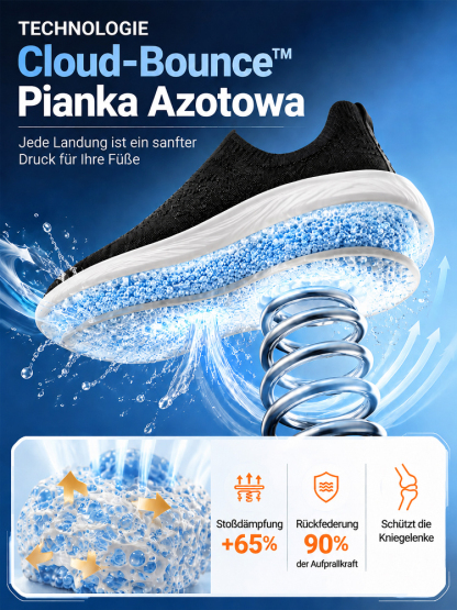 Ergonomische Cloud-Bounce™ Sandalen | 65% Stoßdämpfung & 160g Leichtgewicht | Geprüfte Orthopädische Passform 🔬
