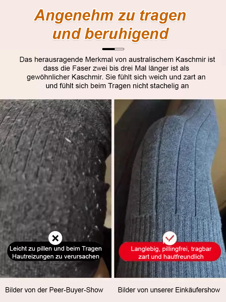 Kaufe 1, erhalte 1 gratis! 🔥 Kaufe 2, erhalte 2 gratis! 🔥Verlängerte, warme Kaschmir-Knieschoner🐑Meine Knie werden nie wieder vor Kälte schmerzen.