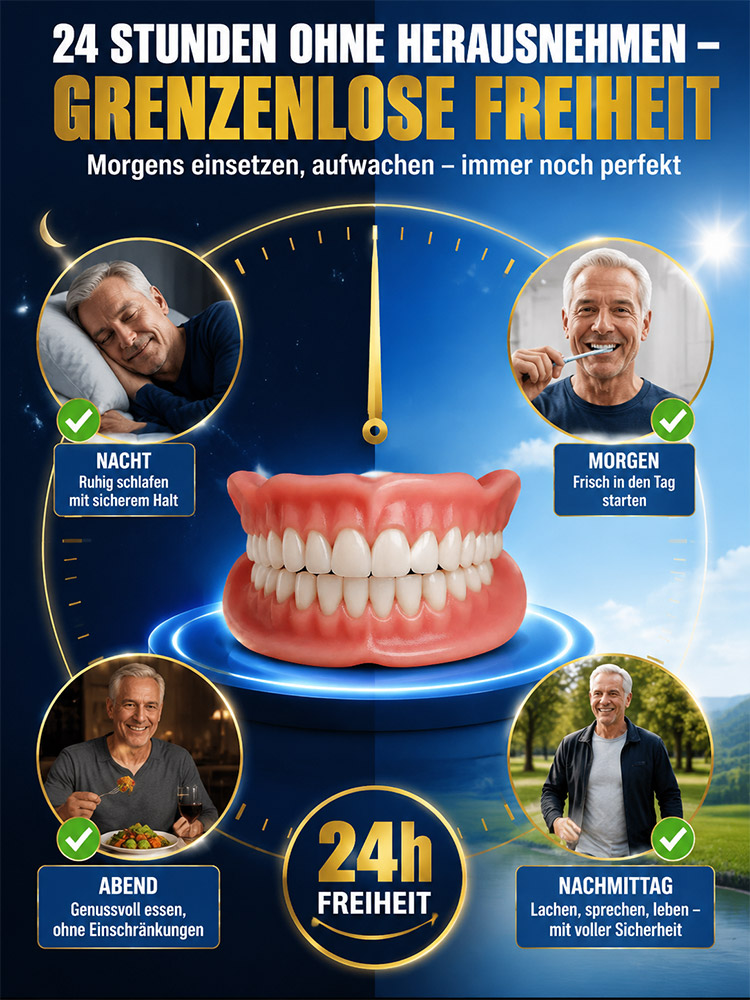 24h Tragekomfort: Selbst im Schlaf diskret und sicher tragen 😴👌In 1 Minute bereit: Einfach anpassen ohne teure Zahnarzttermine ⏳🏠