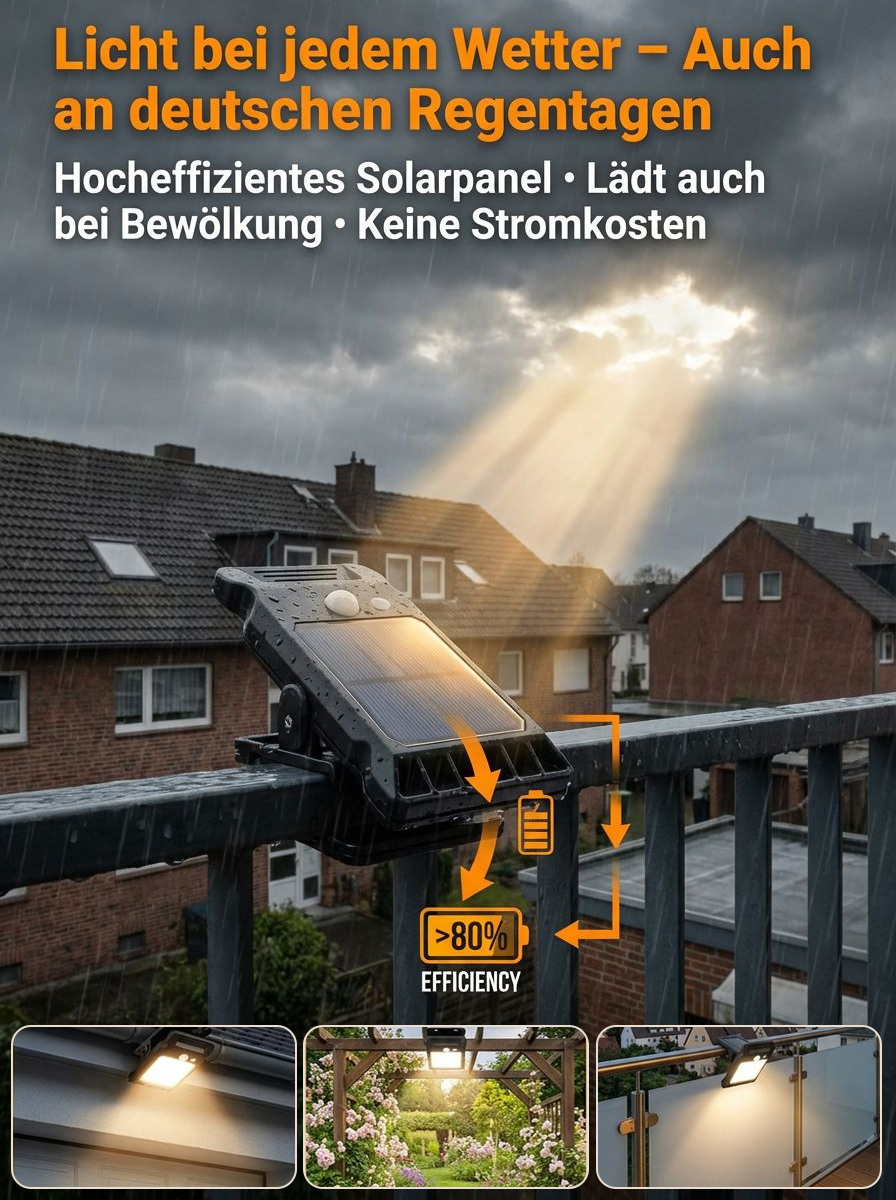Schrecken Sie ungebetene Gäste ab! Solar-Clip-Leuchte 2026: Keine Kabel, kein Bohren – sofortige Sicherheit 🛡️🌑Sicherheit für 0€ Stromkosten: High-Brightness COB-LEDs und wetterfeste Solar-Power für Ihr Zuhause 💰☀️