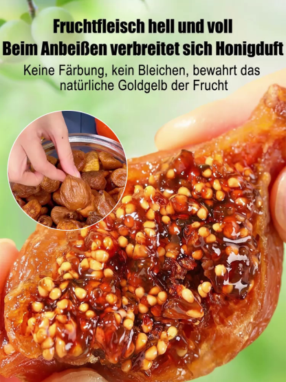 100% Naturbelassene Feigen (Dreimal Gedämpft & Sonnengetrocknet) | 13g Ballaststoffe pro 100g | EU-geprüfte Qualität 🔬
