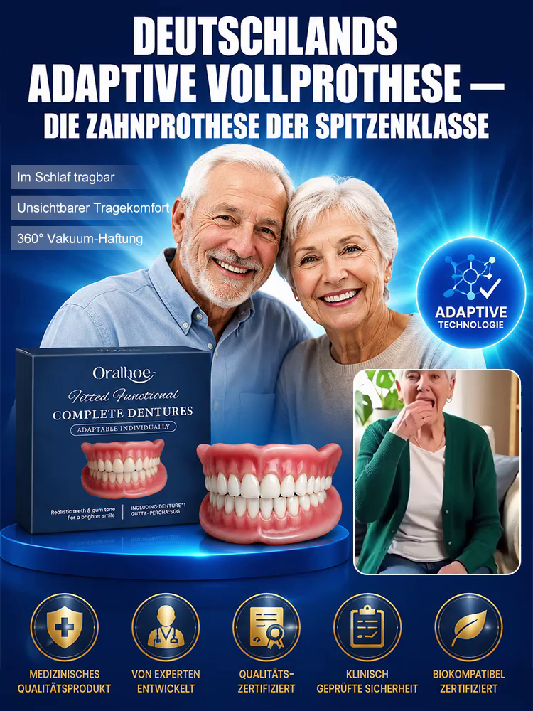 24h Tragekomfort: Selbst im Schlaf diskret und sicher tragen 😴👌In 1 Minute bereit: Einfach anpassen ohne teure Zahnarzttermine ⏳🏠