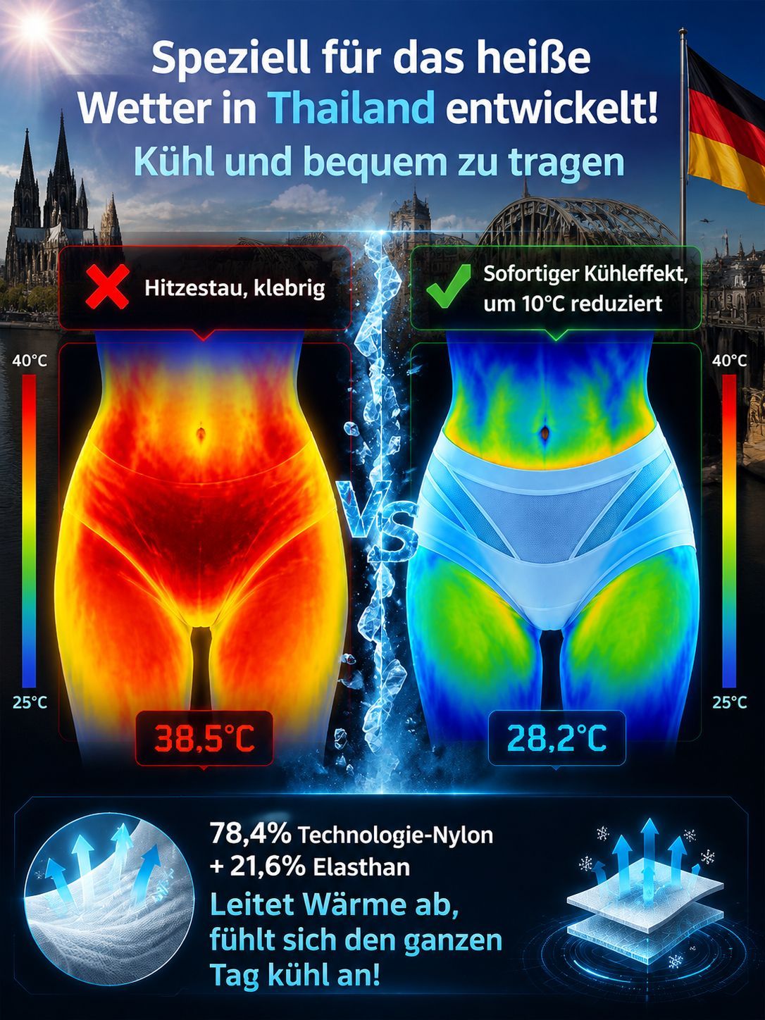 3D-Figurformender Eisseide-Formslip – Mit 10A Maulbeerseide & Anti-Rutsch-System – [Sonderaktion: Mehrkauf-Rabatt]