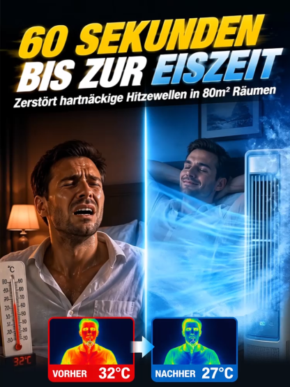 Testsieger 2026 Arktischer Schreibtisch-Turmventilator (Nur 50W / 15dB) + TÜV/GS Geprüfte Sicherheit + Letzte Charge A+ Energieeffizienz!