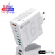 4x PD + 4x QC 3.0 für 50% schnelleres Laden Ihrer Gadgets 🚀📱Automatische Erkennung der optimalen Power für iPhone, Samsung & MacBook 🧠🔋Schluss mit dem Kabelsalat! Laden Sie 8 Geräte gleichzeitig mit maximaler Geschwindigkeit ⚡🔌