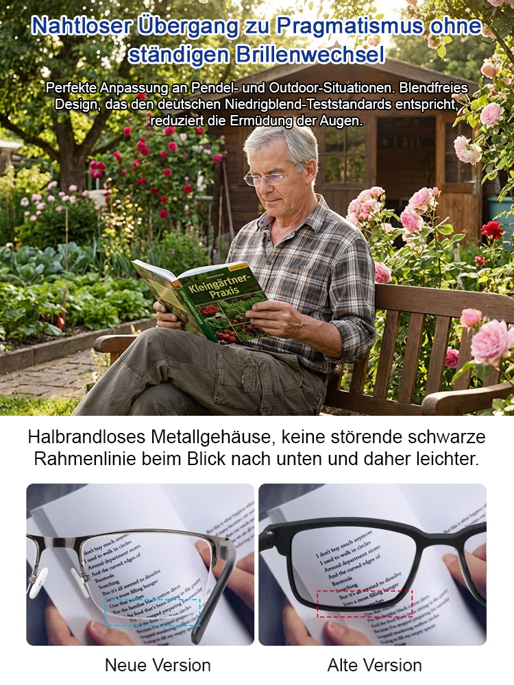 💥Bestseller in vielen Ländern! Brillen, die sofort klare Sicht ermöglichen, ohne dass eine Augenuntersuchung erforderlich ist.🔍Der Test wurde persönlich von einem Optiker durchgeführt; sehr empfehlenswert!📱💻 Blaulichtfilter + photochromatisch