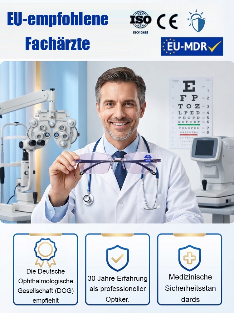 1 kaufen + 1 gratis ✨ 2 kaufen + 2 gratis✨【Sehkraft zurück auf 20 Jahre】Intelligente Fokusveränderung Komfortable Lesebrille🧠🔍 Smarte Zoom-Gläser, die mitdenken