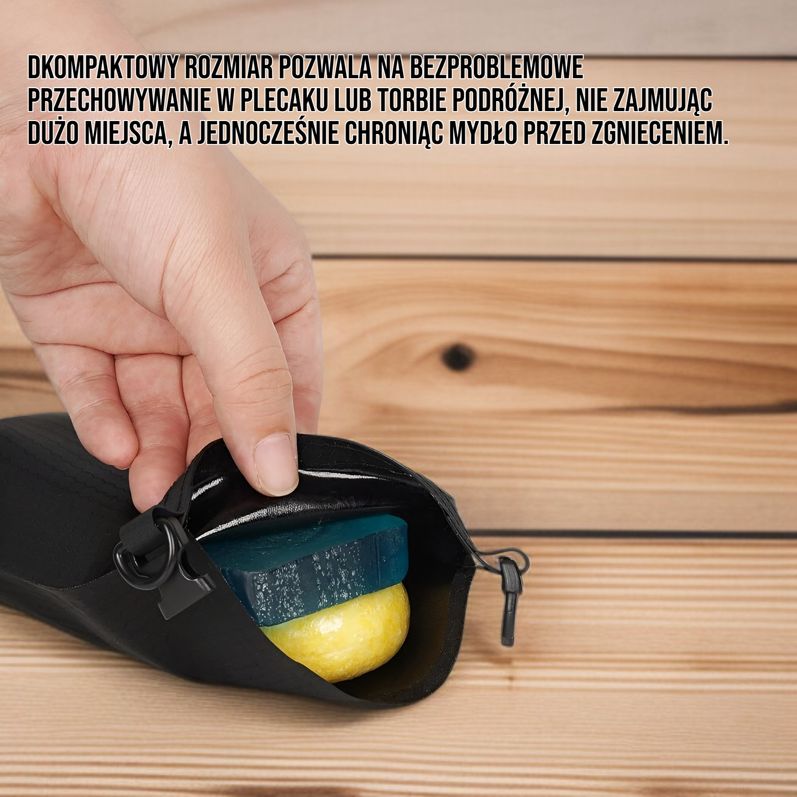 Trwała i szczelna torebka z mydłem