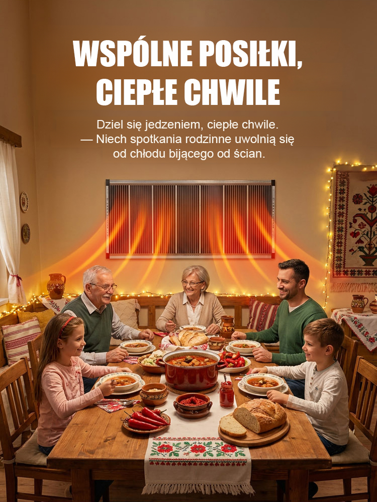  【5-sekundowe szybkie nagrzewanie】Niemiecka technologia grafenowa - ogrzewanie ścienne ✨Zapomnij o wysokich rachunkach za gaz tej zimy! Poznaj najnowszy panel grzewczy z grafenem, który jest ultracienki, bezgłośny i niezwykle energooszczędny.