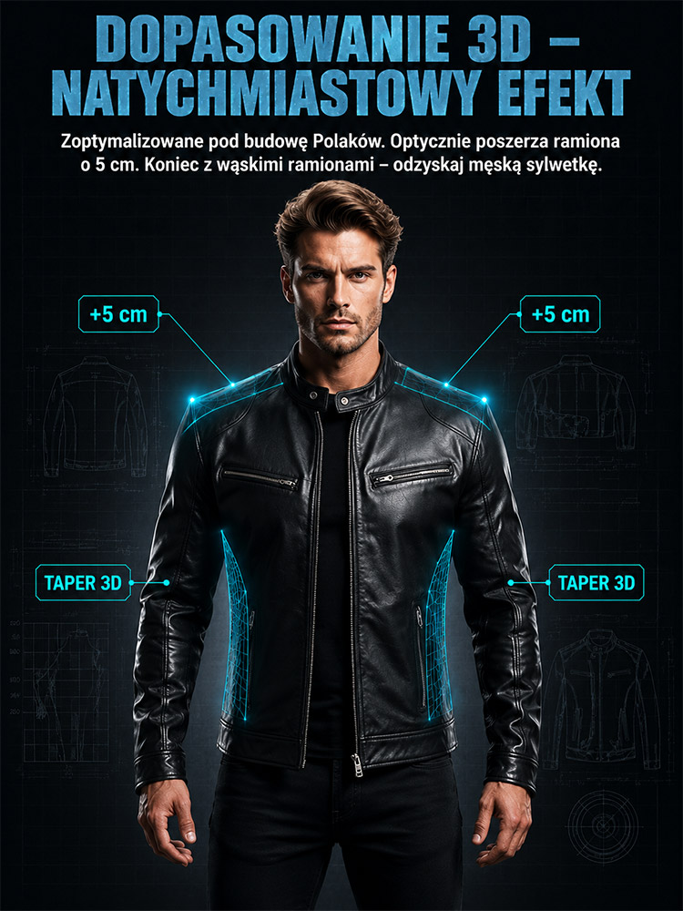【Najniższa cena roku!】Męska skórzana kurtka o fasonie slim z kołnierzem stojącym👔100% prawdziwa skóra owcza.