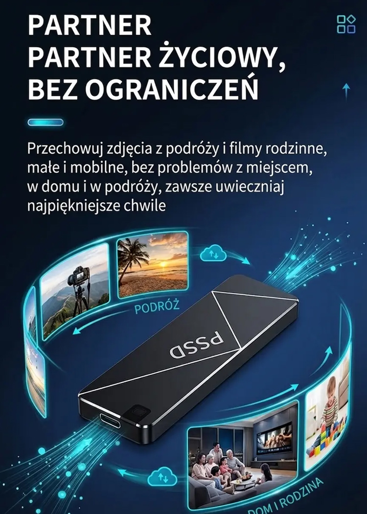 🚀 Poznaj potęgę mobilności! Przenośny dysk SSD 16TB 💾, który utknął w porcie z przyczyn losowych 🚢📦, teraz dostępny w bezkonkurencyjnej cenie fabrycznej 💰. 