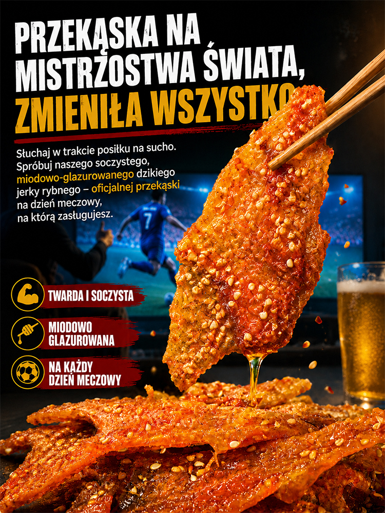 🐟 Słodko-Pikantna Rybka z Sezamem - Twoja Zdrowa Przekąska! 🍯Zaspokój nocny głód bez wyrzutów sumienia! Nasza pieczona rybka to idealne połączenie chrupkości, miodu i sezamu.
