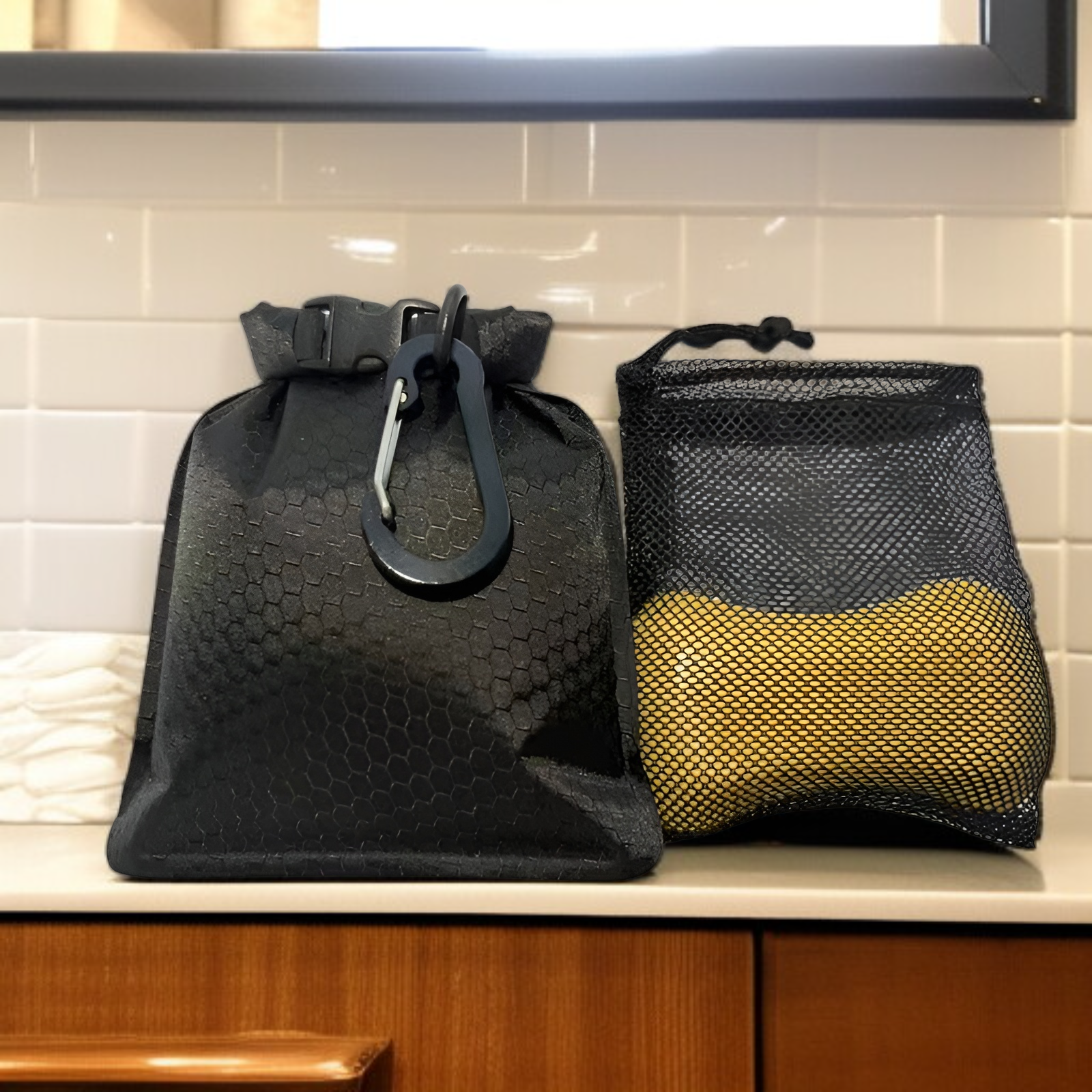 Praktyczna torebka z mydłem do podróży