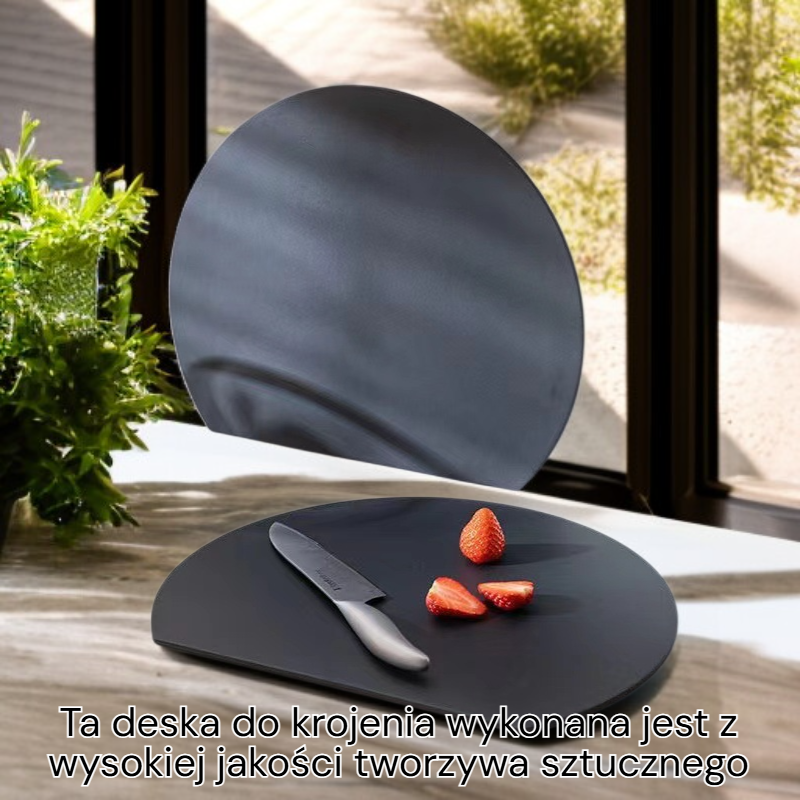 Plastikowa deska do krojenia z ochroną antybakteryjną i przeciwpleśniową