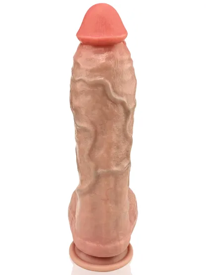 David 11.26" x 2.64" Extra Huge Thick Real Feel Dildo