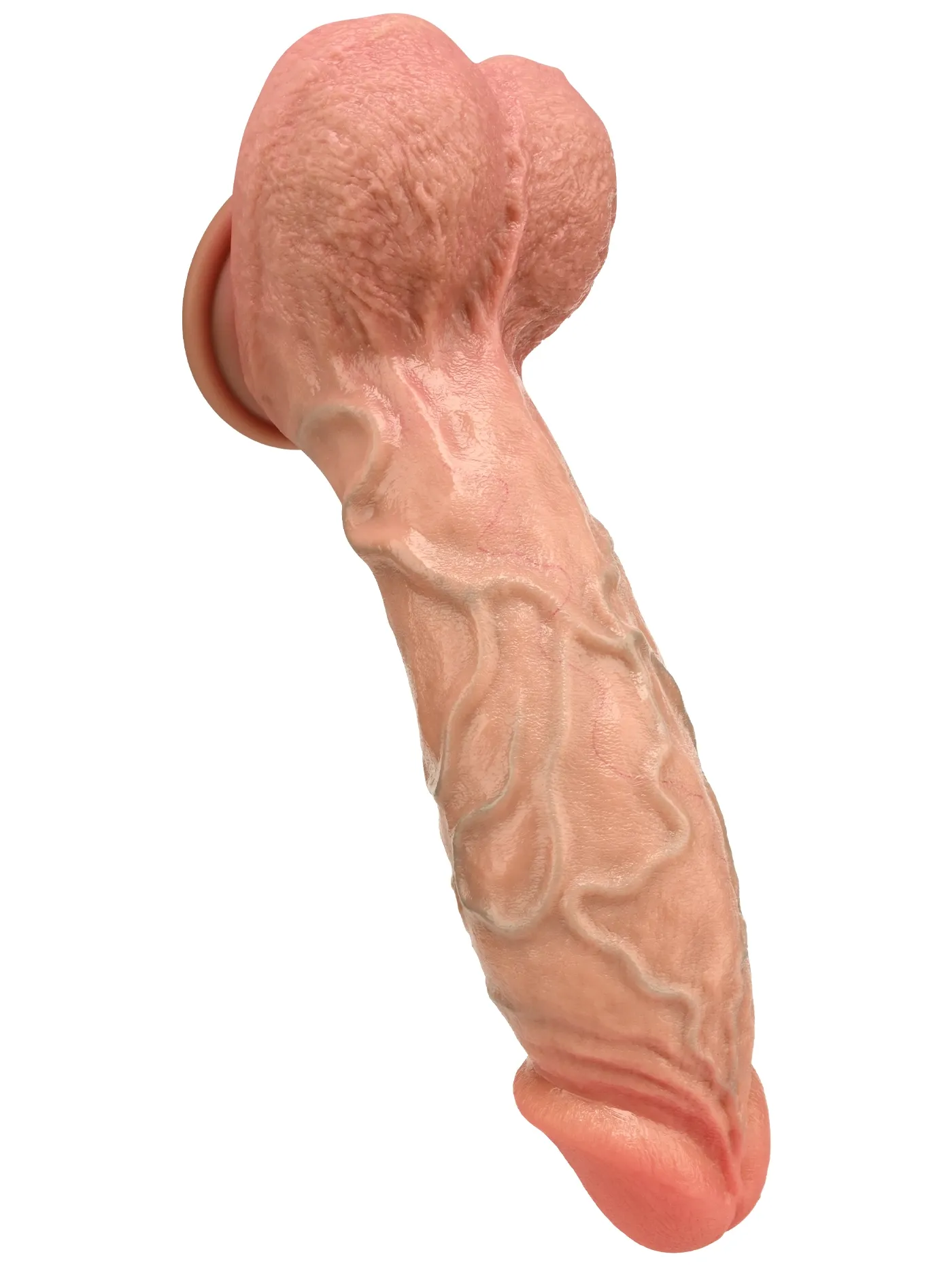 Diego 11.1" x 2.68" Flesh Extra Realistic Thick And Huge Dildo