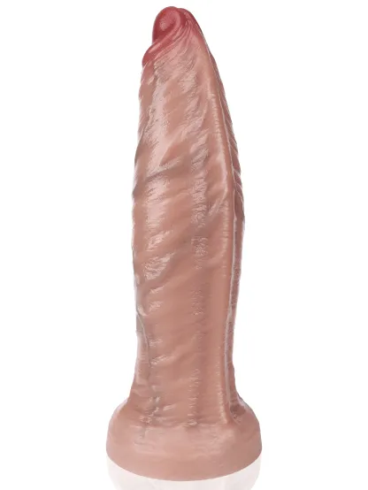 Goblin 8.15" x 6.68" Fantasy-Themed Dildo with Integrated Butt Plug