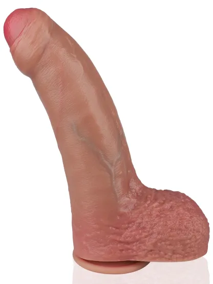 Luke 9.76" X 2.48" Soft Realistic Huge Thick Dildo
