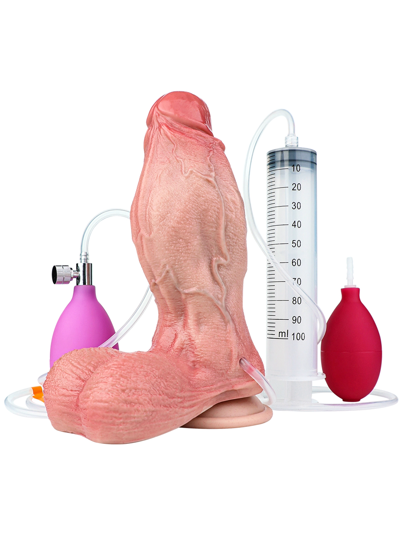 William 7.68″ x 2.64″ Lifelike Huge Inflatable ejaculating Dildo