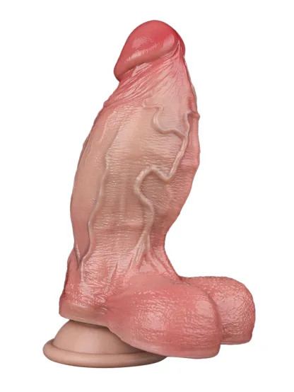 Ken 6.5" x 2.24" Girthy Lifelike Silicone Dildo with Tapered Shaft