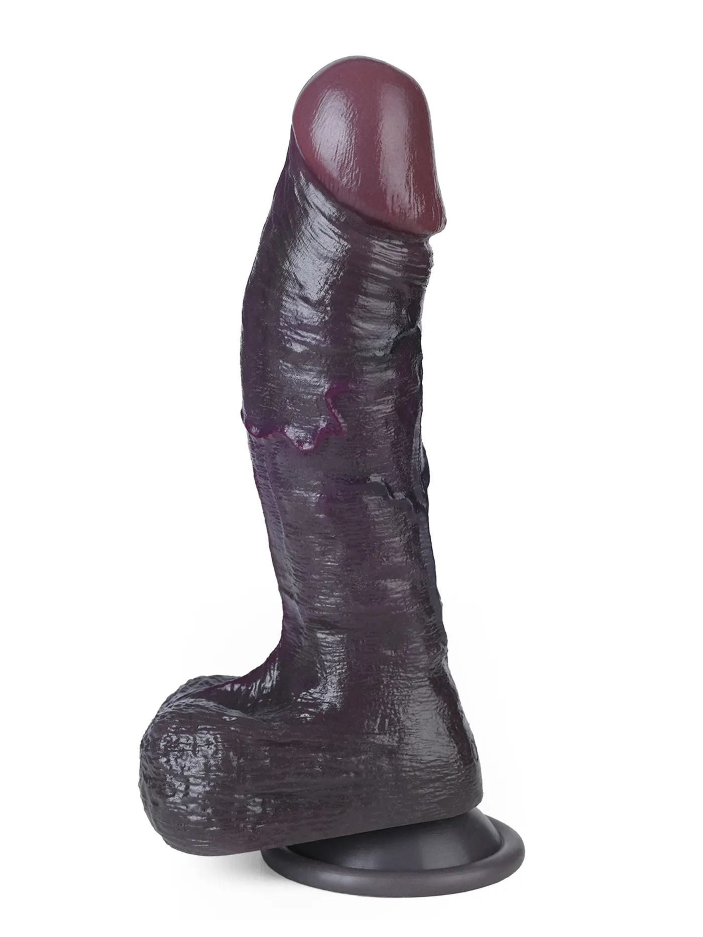Jamal 8.03" x 1.49" Black Soft Skin Dual Density Dildo