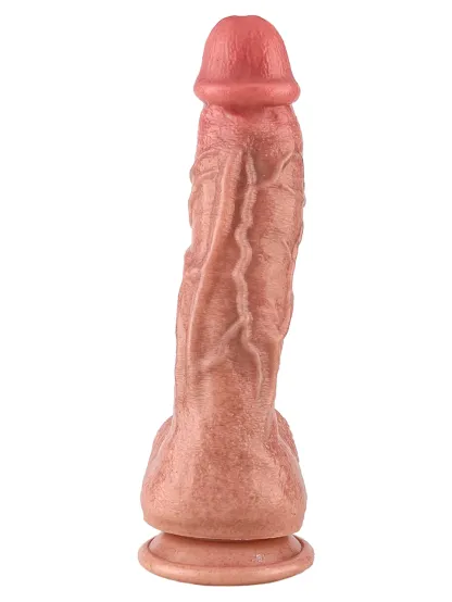 James 9.4" x 1.9" Realistic Soft Flesh Like Long Dildo