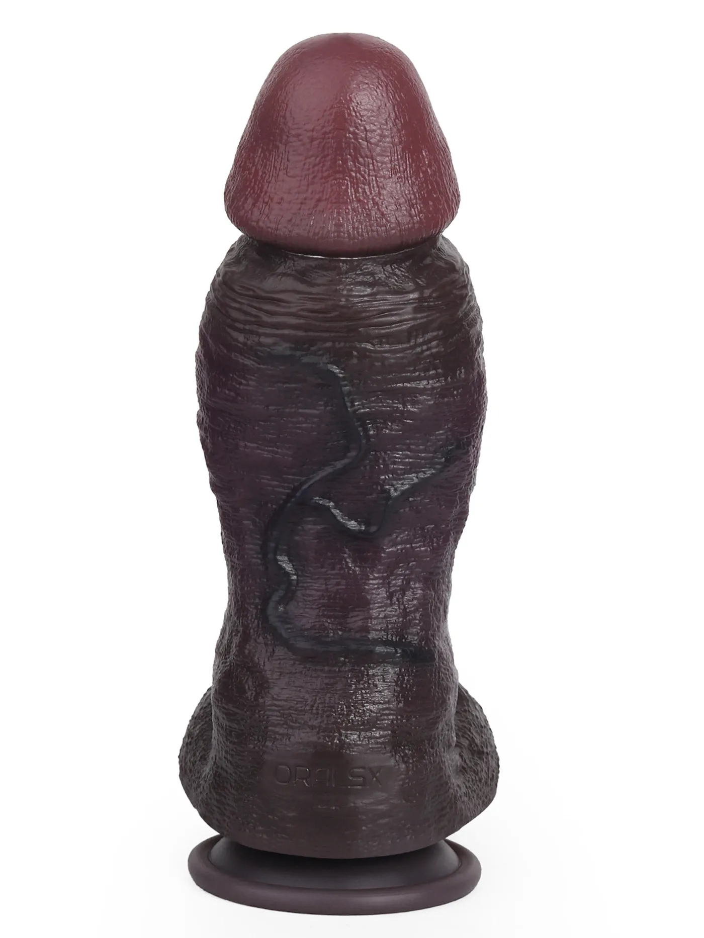 Amari 8.98" x 2.64" Realistic Black Thick Dual Density Dildo