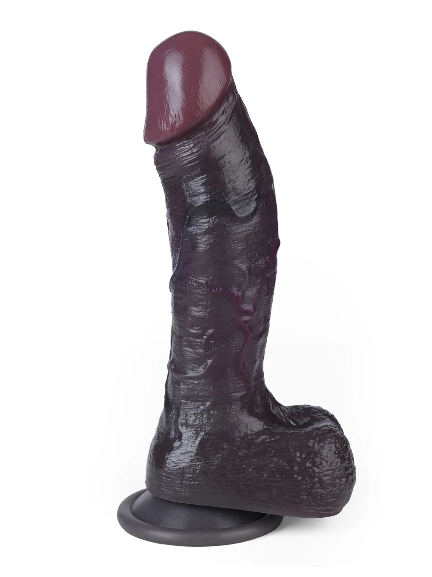 Jamal 8.03" x 1.49" Black Soft Skin Dual Density Dildo