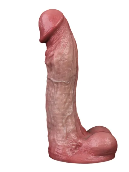 Luxe 9.02" x 1.85" Large Soft Realistic Silicone Dildo