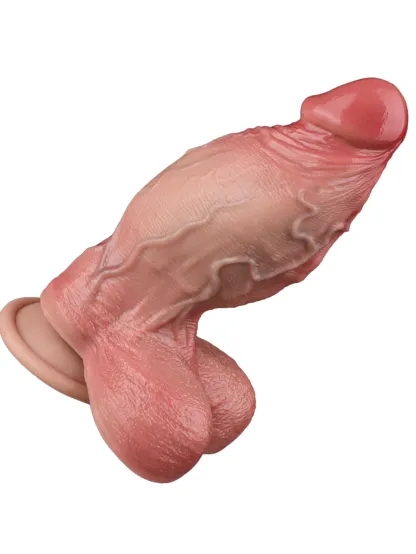 Ken 6.5" x 2.24" Girthy Lifelike Silicone Dildo with Tapered Shaft