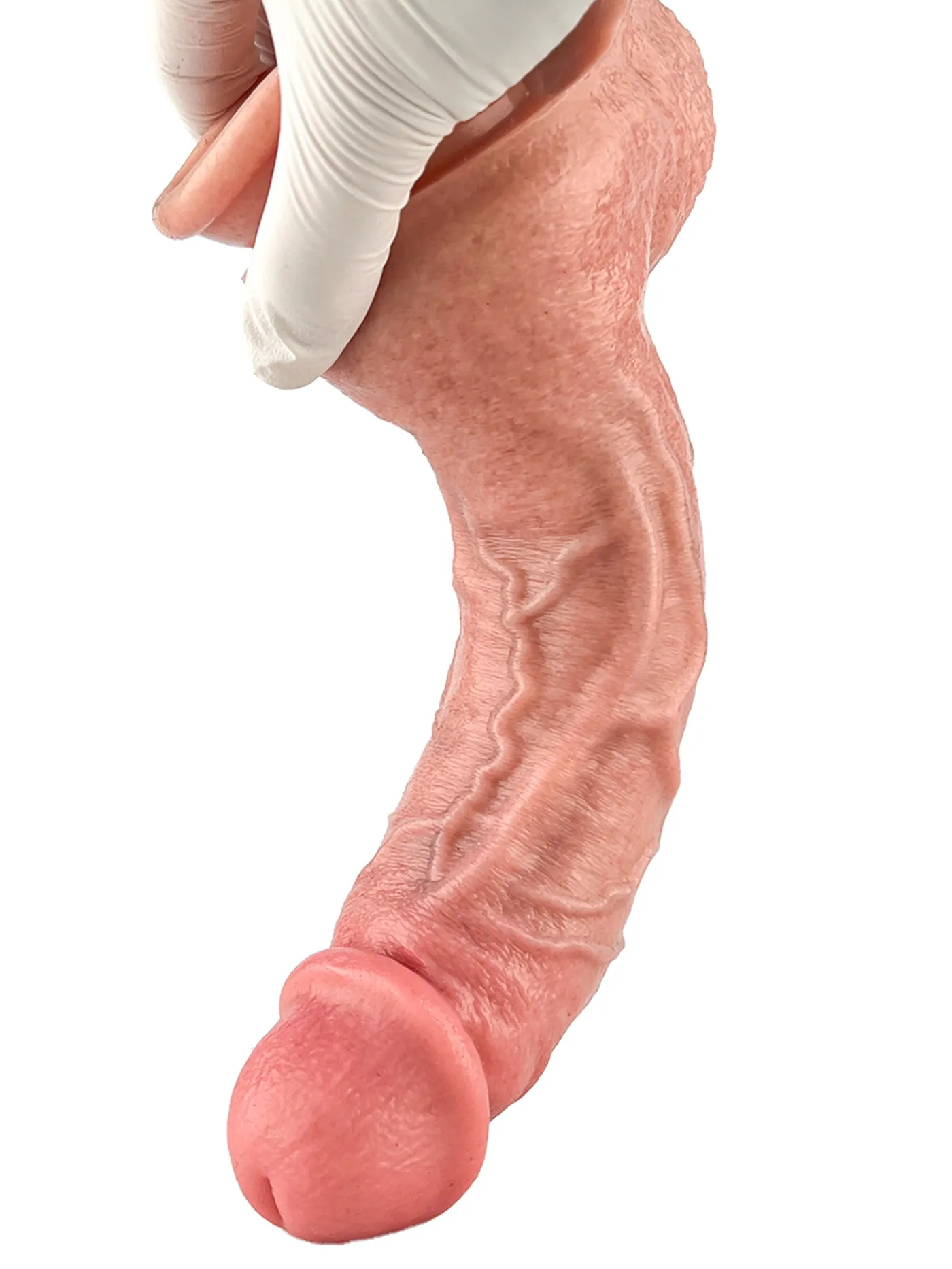 James 9.4" x 1.9" Realistic Soft Flesh Like Long Dildo