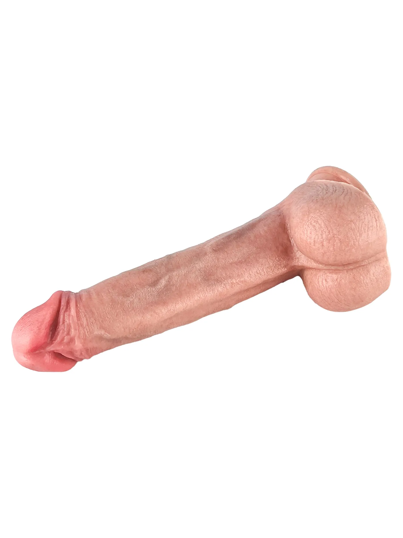 Bruce 9.6" x 1.6" Flesh Ultra Realistic Thin Long Dildo