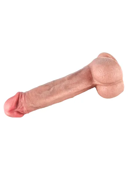 Bruce 9.6" x 1.6" Flesh Ultra Realistic Thin Long Dildo