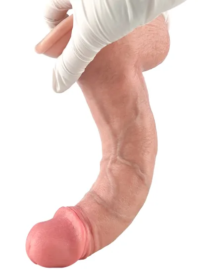 Bruce 9.6" x 1.6" Flesh Ultra Realistic Thin Long Dildo